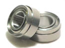 Dental Bearings with groove, and Flanged Bearing, FULL COMPLEMENT SURGICAL HANDPIECE BEARING, Kavo Spec Std Shielded ABEC-7 Torlon(R) retainer. 7 ball compliment. Packed in poly tubes.Stock# KA144TZ Kavo Spec Std Shielded ABEC-7 Phenolic retainer. 7 ball compliment. Packed in poly tubes.Stock# KA144PhZ Kavo Spec Radial High Quality Gold Shielded ABEC-7 Torlon(R) retainer. Radial Contact. 7 ball compliment. Packed in poly tubes.Stock# KA144TZCe Kavo Spec Radial High Quality Gold Shielded ABEC-7 Phenolic retainer. Radial Contact. 7 ball compliment. Packed in poly tubes.Stock# KA144PhZCe Kavo Spec A/C High Quality Gold Shielded ABEC-7 Torlon(R) retainer. Angular Contact. 8 ball compliment and full cage. Packed in poly tubes.Stock# KA144TZACe Kavo Spec A/C High Quality Gold Shielded ABEC-7 Phenolic retainer. Angular Contact. 8 ball compliment and full cage. Packed in poly tubes.Stock# KA144PhZACe Kavo Spec Rear Mira Lux 635/649. Thin Rear Shielded ABEC-7 Polyamide resin tan color flexi-cage. Includes .015" shim spacer for inner raceway extension. Packed in poly tubes.Stock# KA144PTZ Kavo Spec Rear High Quality Mira Lux 635/649. Thin Rear Shielded ABEC-7 Polyamide resin tan color flexi-cage. Includes .015" shim spacer for inner raceway extension. Packed in poly tubes.Stock# KA144PTZCe Kavo Spec Rear Gentle Force 6000. Smooth Rear (No Step) Shielded ABEC-7 Torlon(R) ball retainer. Includes .015" shim spacer for inner raceway extension. Packed in poly tubes.Stock# KA144TIR Kavo Spec Front Gentle Force 6000. Stepped and shielded ABEC-7 Torlon(R) ball retainer. Includes .015" shim spacer for inner raceway extension. Packed in poly tubes.Stock# KA144TZIR Midwest Spec Smooth Radial Torlon(R) App: Quiet Air, Tradition, 8000. Open, ABEC-7 Torlon(R) retainer. 7 ball compliment. Packed in poly tubes.Stock# MW144T Midwest Spec Smooth Radial Phenolic App: Quiet Air, Tradition, 8000. Open, ABEC-7 Phenolic retainer. 7 ball compliment. Packed in poly tubes.Stock# MW144Ph Midwest Spec Smooth A/C Phenolic App: Quiet Air, Tradition, 8000. Open, ABEC-7 Phenolic retainer. Angular Contact, 8 ball compliment. Packed in poly tubes.Stock# MW144PhA Midwest Spec Smooth A/C Torlon(R) App: Quiet Air, Tradition, 8000. Open, ABEC-7 Phenolic retainer. Angular Contact, 8 ball compliment. Packed in poly tubes.Stock# MW144TA Midwest Spec Smooth Polyimide High Quality App: Quiet Air, Tradition, 8000. Open, ABEC-7 Polyimide resin tan color flexi-cage. 7 ball compliment. Packed in poly tubes.Stock# MW144PCe Midwest Spec Smooth Phenolic High Quality App: Quiet Air, Tradition, 8000. Open, ABEC-7 Phenolic ball retainer. 7 ball compliment. Packed in poly tubes.Stock# MW144PhCe Midwest Spec Flange Radial App: Quiet Air, Tradition, 8000. Shielded, ABEC-7 Torlon(R) retainer. 7 ball compliment. Packed in poly tubes.Stock# MW144TZ Midwest Spec Flange Radial Arriving July 10 App: Quiet Air, Tradition, 8000. Gold Shielded, ABEC-7 Phenolic retainer. 7 ball compliment. Packed in poly tubes.Stock# MW144PhZ Midwest Spec Flange High Quality LOWER PRICE! App: Quiet Air, Tradition, 8000. Shielded, ABEC-7 Polyimide resin tan color flexi-cage. 7 ball compliment. Packed in poly tubes.Stock# MW144PZCe Midwest Stylus Spec Radial App: Stylus, Enclosed Cup type. ABEC-7 Torlon(R) retainer. 7 ball compliment. Packed in poly tubes.Stock# MW144TZ1 Midwest Stylus Spec A/C App: Stylus, Enclosed Cup type. ABEC-7 Torlon(R) retainer. Angular Contact, 8 ball compliment. Packed in poly tubes.Stock# MW144TZA1 Midwest Stylus Spec High Quality LOWER PRICE! App: Stylus, Enclosed Cup type. ABEC-7 Torlon(R) retainer. 7 ball compliment. Packed in poly tubes.Stock# MW144PTCe1 MW Shorty Spec Flange Radial Front Turbine. Open, ABEC-7 Polyimide resin tan color flexi-cage. For Shorty Turbines and Tru-Torq motors. Packed in poly tubes.Stock# MW144PT Star 430 Spec Lube-Packed Radial Shielded, ABEC-7 Polyimide resin tan color flexi-cage, 7-ball. Maintenance Free. Radial Contact. Packed in poly tubes.Stock# ST144PG Star 430 Spec Lube-Packed Radial, No Groove Shielded, ABEC-7 Polyimide resin tan color flexi-cage, 7-ball. Maintenance Free. Radial Contact. No groove on outside (when using double o-ring configuration). Packed in poly tubes.Stock# ST144PGNG Star 430 Spec Torlon(R) Radial High Quality Gold Shielded, ABEC-7+ Torlon(R) ball retainer. Non-ferrous 7-ball design. Maintenance Free. Radial Contact. Packed in poly tubes.Stock# ST144TPGCe Star 430 Spec Phenolic Radial High Quality Gold Shielded, ABEC-7+ Phenolic ball retainer. Non-ferrous 7-ball design. Maintenance Free. Radial Contact. Packed in poly tubes.Stock# ST144PhPGCe Star 430 CareFree(TM) Angular Enclosed one-piece type ABEC-7 Polyimide resin tan color flexi-cage, full ball surround. 7 Steel Balls. Angular Contact. Packed in poly tubes.Stock# ST144LF Pre-GreasedNo Grease Star 430 CareFree(TM) High Quality Angular Enclosed one-piece type ABEC-7+ Torlon(R) full ball retainer. Non-ferrous 7-ball design. Angular Contact. Packed in poly tubes.Stock# ST144TCe 1 = $ 9.00 each25 = $ 8.80 each100 = $ 8.60 each Pre-GreasedNo Grease STAR THIN WASHER Thin washer for front end of 430 Series Turbine Assemblies, Full Hard 303 Stainless Steel. Packed in poly bags.Stock# STTHWAS 1 = $ .32 each25 = $ .30 each100 = $ .28 each250 = $ .24 each STAR THICK WASHER Thick washer for back end of 430 Series Turbine Assemblies, Full Hard 303 Stainless Steel. Packed in poly bags.Stock# STTKWAS 1 = $ .32 each25 = $ .30 each100 = $ .28 each250 = $ .24 each STAR WAVY WASHER Thin loading spring for front end of 430 Series Turbine Assemblies, Half Hard 300 Stainless Steel. Packed in poly bags.Stock# STWAVWAS 1 = $ .50 each25 = $ .48 each100 = $ .46 each250 = $ .32 each STAR RETIANER CLIP Split retaining clip for holding washers, o-rings and loading spring onto 430 Series Turbine Assemblies, Half Hard 300 Stainless Steel. Packed in poly bags.Stock# STRCWAS 1 = $ .50 each25 = $ .48 each100 = $ .46 each250 = $ .32 each Star O-Ring Rev.B For pushbutton models, H-NBR Hi-Temp non-shrink, greenStock# SOR 1 = $ .65 each10 = $ .40 each50 = $ .35 each100 = $ .24 each250 = $ .20 each500 = $ .17 each Star Backcap O-Ring For pushbutton models, H-NBR Hi-Temp non-shrink, light blueStock# SORBC 1 = $ .68 each25 = $ .40 each100 = $ .35 each Star Swivel Adapter O-Ring Kit For hose mounted snap connectors, H-NBR Hi-Temp non-shrink, blackStock# SORSWK 1 = $ 1.20 each25 = $ .95 each100 = $ .92 each Lares Spec, Rear Thin Radial Open ABEC-7 Polyimide resin tan color flexi-cage. Inner raceway is recessed. Width at .075" Packed in poly tubes.Stock# LA144PT 1 = $ 6.00 each25 = $ 5.50 each100 = $ 5.00 each Lares Spec, Rear Thin Radial High Quality Open ABEC-7+ Torlon(R) retainer. 7 non-ferrous ball design. Inner raceway is recessed. Width at .075" Packed in poly tubes.Stock# LA144TTCe 1 = $ 8.00 each25 = $ 7.60 each100 = $ 7.30 each Lares Spec, Rear Thin Radial High Quality Open ABEC-7+ Phenolic retainer. 7 non-ferrous ball design. Inner raceway is recessed. Width at .075" Packed in poly tubes.Stock# LA144PHTCe 1 = $ 8.15 each25 = $ 7.75 each100 = $ 7.45 each ADEC/W&H Spec Radial Shielded ABEC-7 Torlon(R) retainer. Width at .109" Fits Synea (Large and Small Head), Trend and Topair/Toplight 896 and 696. Packed in poly tubes.Stock# WH144TZ 1 = $ 5.80 each25 = $ 5.50 each100 = $ 5.20 each ADEC/W&H Spec Radial Shielded ABEC-7 Phenolic retainer. Width at .109" Fits Synea (Large and Small Head), Trend and Topair/Toplight 896 and 696. Packed in poly tubes.Stock# WH144PhZ 1 = $ 5.95 each25 = $ 5.65 each100 = $ 5.35 each Bien-Air ADEC/W&H Spec High Quality LOWER PRICE! Shielded ABEC-7 Polyamide resin tan color flexi-cage. Width at .109" Fits Synea (Large and Small), Trend and Topair/Toplight. 7 Ceramic Balls. Packed in poly tubes.Stock# WH144PZCe 1 = $ 7.90 each25 = $ 7.45 each100 = $ 7.00 each Bien-Air Large Spec Radial LOWER PRICE! Shielded ABEC-7 PEEK(TM) white retainer. Fits Bora, Black Pearl and Lab units. ID=.125 OD=.312 Width at .140". Packed in poly tubes.Stock# BA2WZ 1 = $ 5.25 each25 = $ 5.15 each100 = $ 5.05 each Midwest .125" x .250" x .109" Flanged, One Shield, Ribbon Cage. ABEC-5Stock# SSFRI-418 1 = $ 3.25 each Midwest .125" x .375" x .156" Dual Shields, Ribbon Cage. ABEC-5Stock# SSR-2ZZR 1 = $ 4.80 each Midwest .156" x .312" x .125" Dual Shields, Ribbon Cage. ABEC-5Stock# SSRI-5532ZZ 1 = $ 4.80 each Midwest, Star .187" x .375" x .125" Dual Shields, Ribbon Cage. ABEC-5Stock# SSRI-6632ZZ 1 = $ 4.80 each Midwest, NSK, Star .250" x .375" x .125" Dual Shields, Ribbon Cage. ABEC-5Stock# SSRI-614ZZ 1 = $ 4.30 each Midwest, Star .250" x .625" x .196" Open, No Shield, Ribbon Cage. ABEC-5Stock# SSR-4 1 = $ 4.30 each Midwest, Star .250" x .625" x .196" Dual Shields, Ribbon Cage. ABEC-5Stock# SSR-4ZZ 1 = $ 4.80 each Kavo 3mm x 6mm x 2.3mm Dual Shields, Ribbon Cage. ABEC-5Stock# DDL-630ZZ Kavo 3mm x 7mm x 2mm Open, No Shield, Ribbon Cage. ABEC-5Stock# SSL-730 Kavo 3mm x 7mm x 3mm Dual Shields, Ribbon Cage. ABEC-5Stock# DDL-730ZZ
